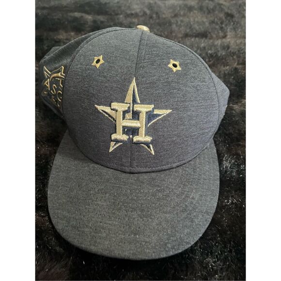 New Era 59FIFTY MLB Houston Astros 2017 All Star Game Fitted Hat - Size 7 5/8 - Picture 2 of 5